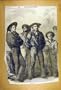 1861 Naval Volunteers Portrait Group Fine Art Print
