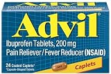 Advil Advanced Medicine For Pain, 200 Mg, Caplets 24 Ea