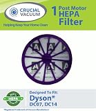 Dyson DC07, DC14 Purple Post-Motor HEPA Filter; Replaces Dyson DC-07, DC-14 Vacuum Part # 901420-02; Designed & Engineered By Crucial Vacuum