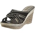 Tamaris Black 1-1-27219-26 Damen Clogs & Pantoletten