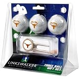 Texas Longhorns NCAA 3 Ball Gift Pack w/ Cap Tool