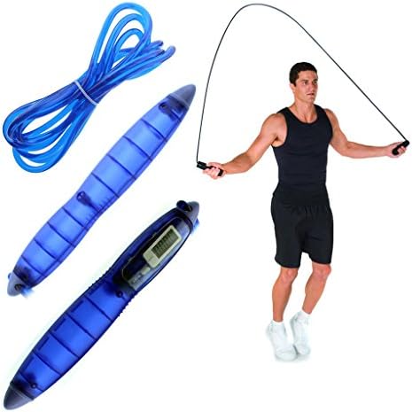 Toprime® Jump Rope Electric Digital Counting Skipping Sport Counters Adjustable Cable