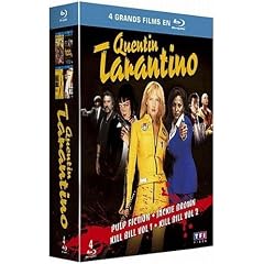 Quentin Tarantino - Coffret - Pulp Fiction + Jackie Brown + Kill Bill Vol. 1 + 2 [Blu-ray]