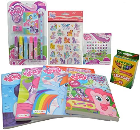 My Little Pony Gift Bundle - 8 piece Coloring and Activity Set