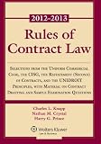 Rules of Contract Law 2012-2013 Statutory Supplement