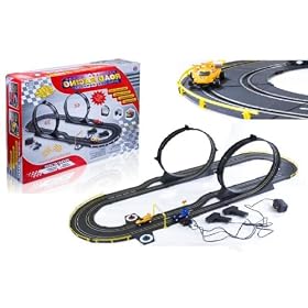 Deluxe Giant Slot Car Racing Set - 15FT TRACK by Children