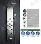 AKDY Tempered Glass Shower Panel Az787392M Rain Style Massage System.