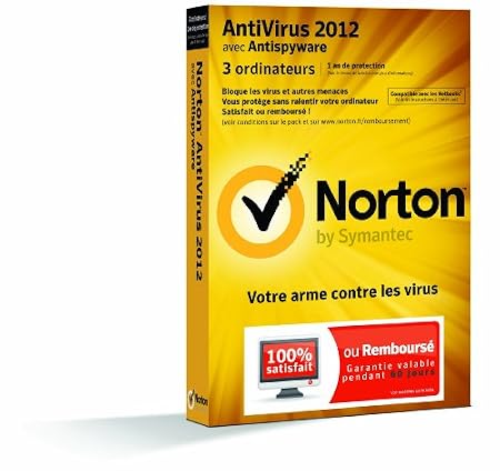 Norton antivirus 2012 (3 postes, 1 an)