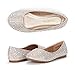 DREAM PAIRS Muy-Shine Silver Glitter Girl's Mary Jane Ballerina Flat Shoes - 8 M US Toddler