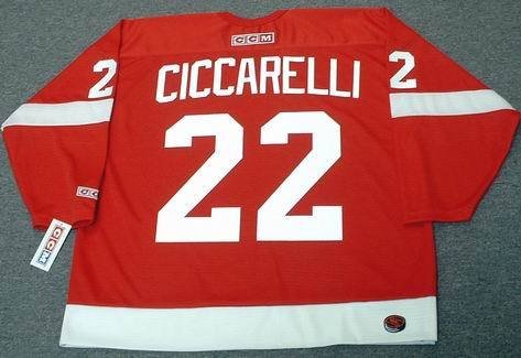 DINO CICCARELLI Detroit Red Wings 1994 CCM Throwback NHL Hockey Jersey, XL