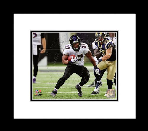 Baltimore Ravens Ray Rice 2011 Running Action Framed Picture 8x10