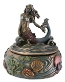 Mermaid Box Jewelry Holder Decoration Accessory Decor Collectible