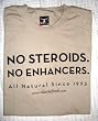 All Natural T-shirt "NO STEROIDS"