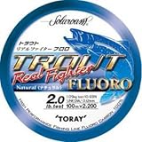 東レインターナショナル(TORAY) ソラローム トラウトリアルフｧイターフロロ 1.5LB ナチュラル 100mの画像
