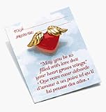 Avon Hearts A Flutter Tac Pin on Card