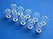 NICKSTON 10 Small (S) Soft Replacement Mushroom Domes Eartips Earbuds for Hearing Aids
