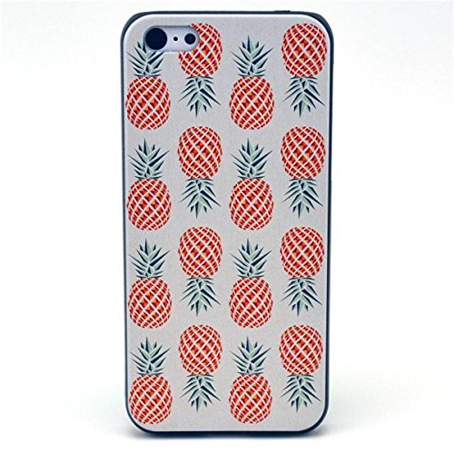 Cute funny Picture Hard Back Case Cover Skin For Apple iPhone5C -Orange Pineapple (Package includes: 1 X Screen Protector and Stylus Pen image”Gift_Source”)