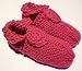 Handmade Slippers for Girls - Cinammon Pink (100% Hand-knitted) [Apparel]