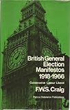 British general election manifestos, 1918-1966