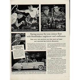 E.M. Douglas and F.W. Putnam are valued members of the brilliant Studebaker corps of top flite engineers and production executives. The Raymond Sticklers, father and son - one of many