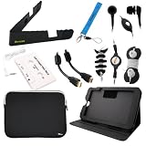 iKross 10 Items Accessory Bundle Kits for Toshiba Thrive 101-inch Android Tablet AT105-T1016 AT105-T108 AT105-T1032 on sale