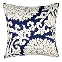 Thomas Paul - Blossom Indigo Linen Pillow