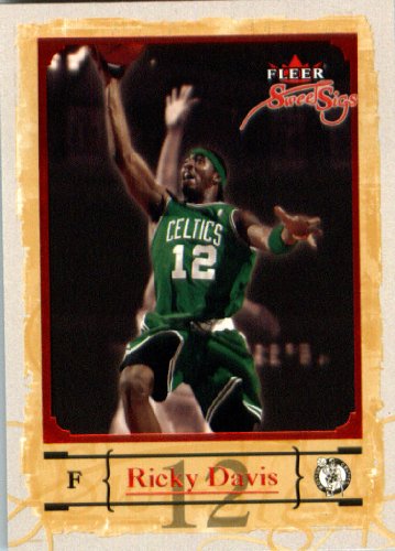 2004 05 Fleer Sweet Signatures Basketball Card #10 Ricky Davis Boston Celtics
