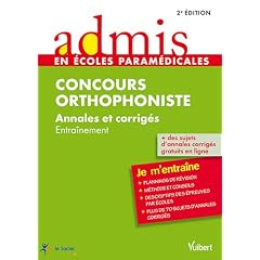 Orthophoniste Annales et corrig�s Ecrit et oral