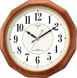 リズム時計｜CITIZEN (シチズン) 掛け時計 ネムリーナピュアM655 電波時計 4MY655-006