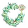 Chrysoprase and Stabalized Turquoise Beaded Bracelet by Sajen