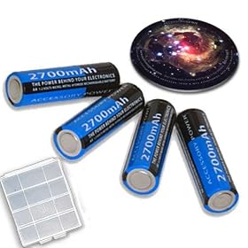 High Capacity AA Ni MH 2700 mAh Rechargeable Ni MH Battery 4 PACK for Select Polaroid I / PDC Series Digital Cameras High Capacity AA Ni-MH 2700 mAh Rechargeable Ni-MH Battery 4-PACK for Select Polaroid I / PDC Series Digital Cameras