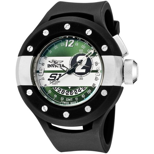 Invicta Men's 6637 S1 Collection GMT Black Rubber Watch
