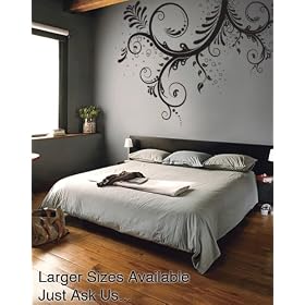 Vinyl Wall Art Decal Sticker Floral Ornaments Flower LARGE Design #310