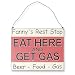 Outdoor Living : Eat Here Get Gas Americana Style Wall Sign