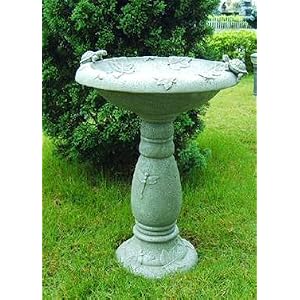 Country Gardens Solar Birdbath Fountain by