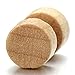 2pcs 8mm Wood Screw Stud Earrings for Men Women, Cheater Fake Ear Plugs Gauges Illusion Tunnel
