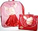 Olivia the Pig "Pretty in Red" backpack & lunchbox set