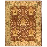 Safavieh AN540B Anatolia Collection 2-1/4-Feet by 14-Feet Handmade Hand-Spun Wool Area Runner, Brown and Ivory