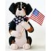 Greater Swiss Mountain Dog Patriotic Pup Figurine