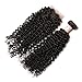 B&F Hair Unprocessed Brazilian Virgin Curly Hair Weave 3piece/lot Bundles with 1piece Free Part Lace Closure 100% Human Hair Extensions Nature Color