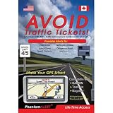 PhantomALERT Red Light Camera and Speed Light Detector Software for select Garmin, TomTom and Magellan GPS (1-Year Download Subscription)