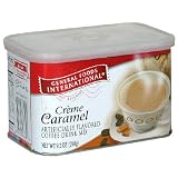 General Foods International Coffee, Creme Caramel Coffee Drink Mix, 9.2-Ounce Tins (Pack of 6)