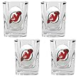New Jersey Devils 4pc Square Shot Glass Set NHL Hockey
