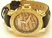 JoJino ByTechno Swiss Solid Gold Plated Stainless Steel Genuine Diamond Bling Watch