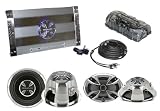 3 Channel 1900 Watts w/Pair of 6'' x 9'' Speaker pair and 12'' Subwoofer  RCA Cable Audio Package