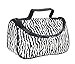 Homegifts Fashion Zebra Pattern Lady Makeup Bag Women Portable Cosmetic Toiletry Bags Travel Storage Organizer