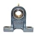 FYH UCPH205-16 Pillow Block Mounted Bearing, 2 Bolt, 1" Inside Diameter, Set screw Lock, Cast Iron, Inch
