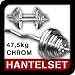 Curl-Hantel-Set 47,5 kg*Chrom