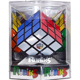 Rubik's 3x3 Cube with Collector Stand by Winning Moves