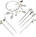 Prodyne W-13 Martini Pick and Stemware Charm Set, 13-Piece